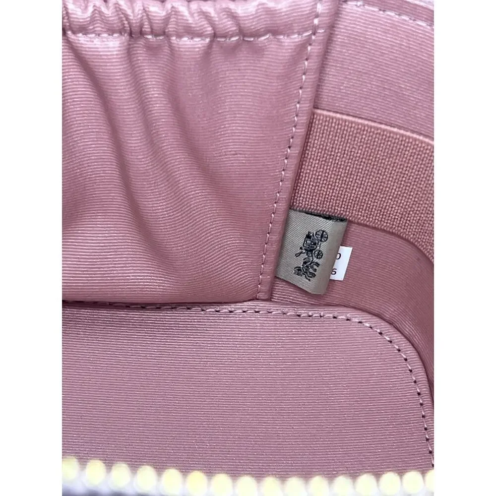 Coach Powder Pink Vanity Cosmetics Case